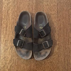 Brown Leather Birkenstocks